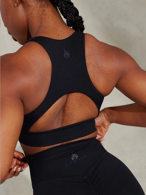Unmissable Deals On Flexible Yoga Apparel NKD Embody Sports Bra - Black