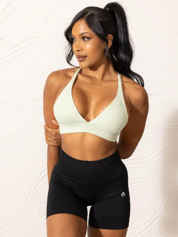 Comfortable, Stylish, And Now More Affordable NKD Low Neck Sports Bra - Cucumber