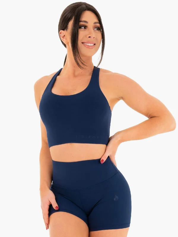 Shop High-Quality Yoga Apparel At Exclusive Discounts NKD Sports Bra - Navy