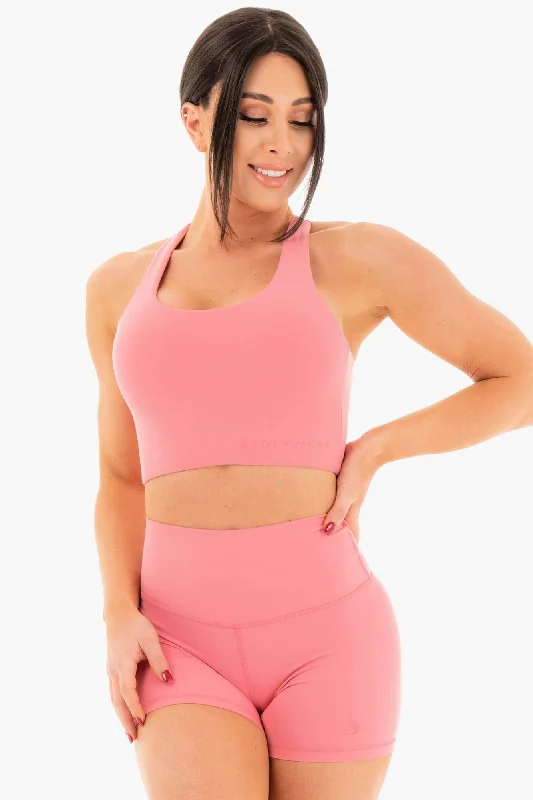 Unbeatable Deals On Breathable Yoga Apparel NKD Sports Bra - Rose