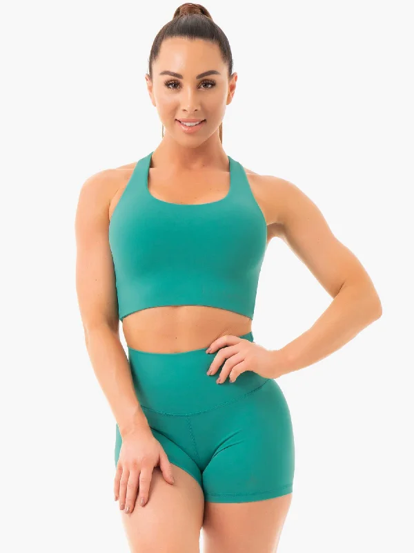 Flex Your Budget With Premium Yoga Clothing Deals NKD Sports Bra - Turquoise