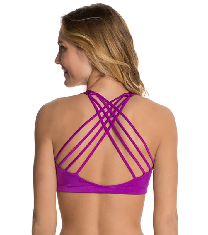 Trendy Yoga Outfits At Budget-Friendly Prices Onzie Chic Yoga Sports Bra Magenta