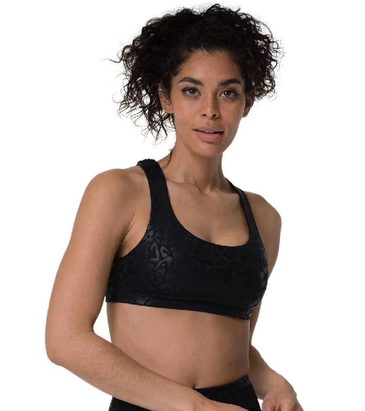 Upgrade Your Yoga Wardrobe For Less Onzie Mudra Yoga Sports Bra Night Leopard