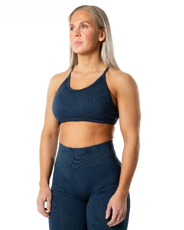 Premium Yoga Wear At Special Discounts Prime Seamless Camo Top - Blue
