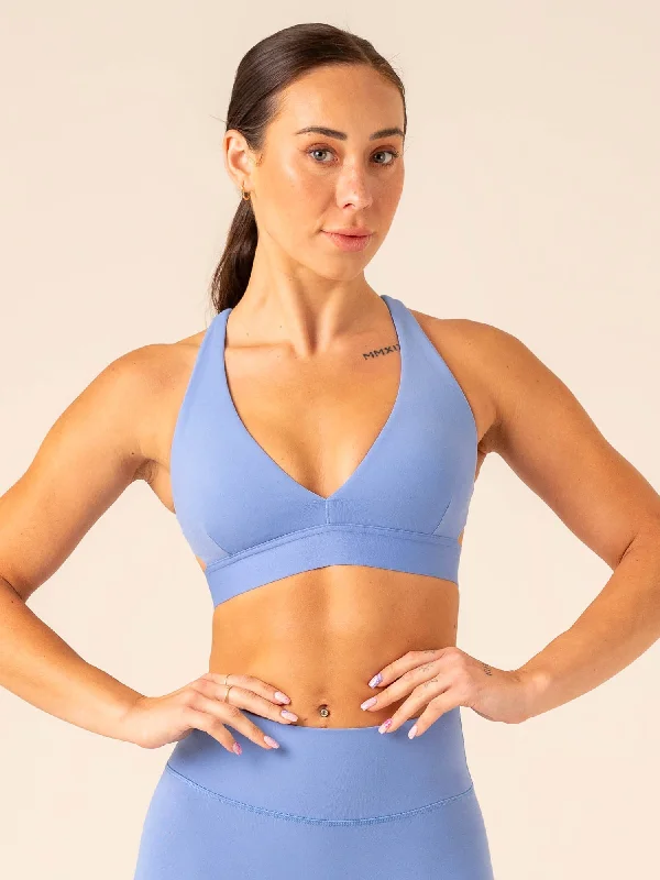 Yoga Apparel Designed For Movement At Lower Prices Prime Sports Bra - Cornflower Blue Yoga Apparel Designed For Movement At Lower Prices Prime Sports Bra - Cornflower Blue