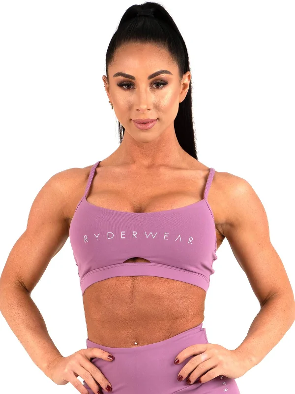 Sweat In Style With Yoga Clothing Discounts Staples Sports Bra - Purple