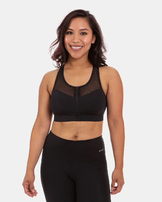Find Your Perfect Fit With Discounted Yoga Outfits Handful The Closer Bra - Booya Black
