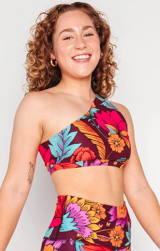 From Warm-Ups To Cooldowns, Shop And Save Yoga Democracy The Maverick Bra in Indie Flow