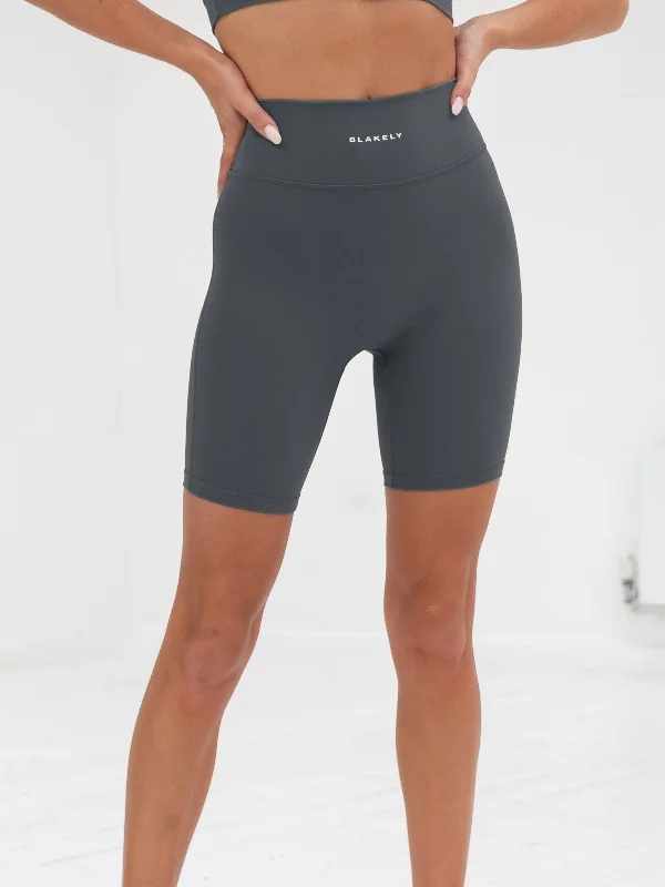 Stretch, Move, And Save On Yoga Clothing Ultimate Soft Shorts - Charcoal