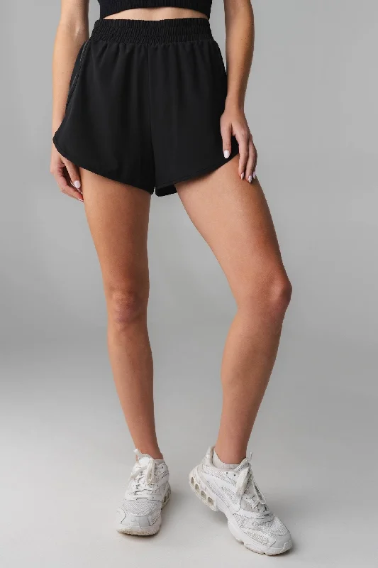 Breathe Easy In Comfortable Yoga Outfits Vitality Breeze® Run Short - Midnight