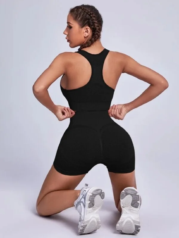 Breathable, Moisture-Wicking, And Budget-Friendly Scoop Neck Tank and Shorts Active Set Breathable, Moisture-Wicking, And Budget-Friendly Scoop Neck Tank and Shorts Active Set
