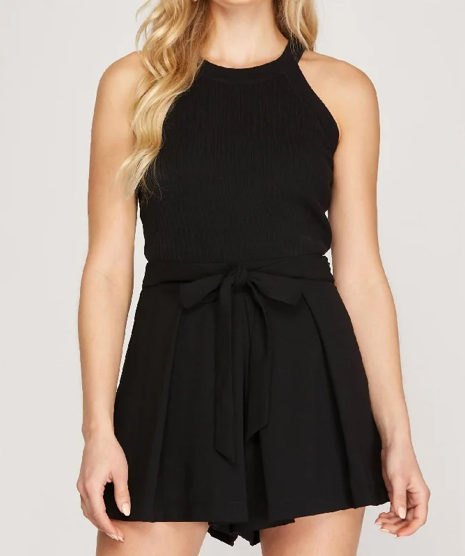 The Best Styles At The Best Prices Woven Pleated Shorts In Black